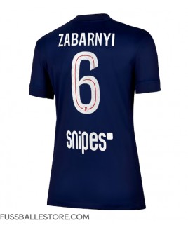 Günstige Paris Saint-Germain Illia Zabarnyi #6 Heimtrikot Damen 2025-26 Kurzarm